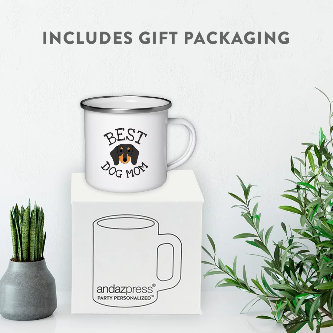 Koyal Wholesale Best Dog Mom Stainless Steel Campfire Mug Dachshund, Dog Graphic