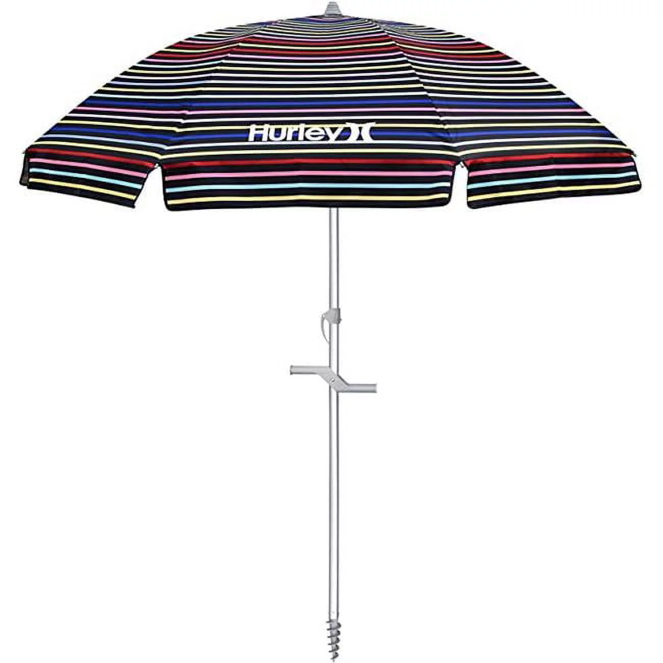 E-Z UP EZUUMB7HRVM 7 ft. Venice Mod Black Hurley Umbrella
