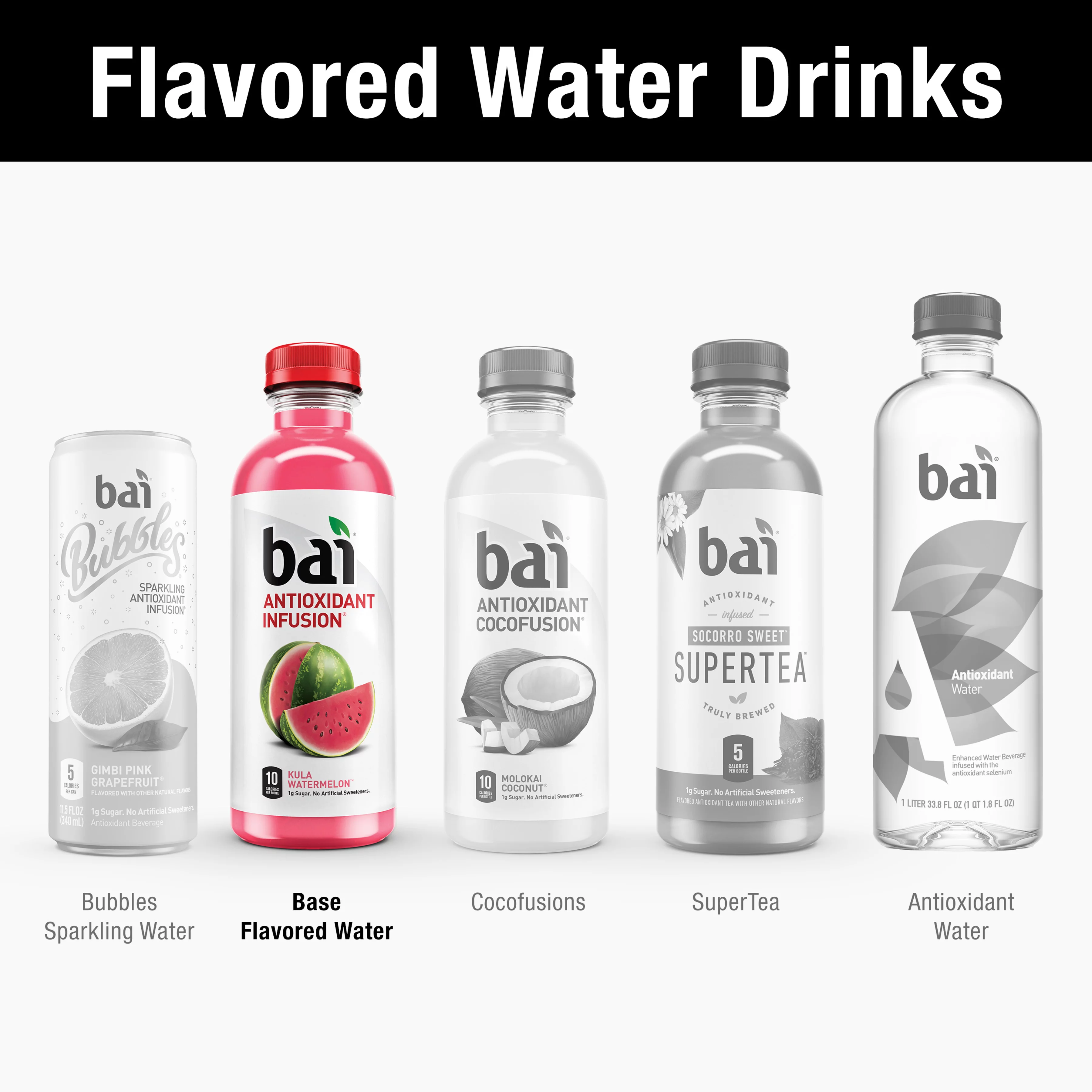 Bai Antioxidant Infused Beverage, Kula Watermelon, 18 Fl Oz, 12 Count