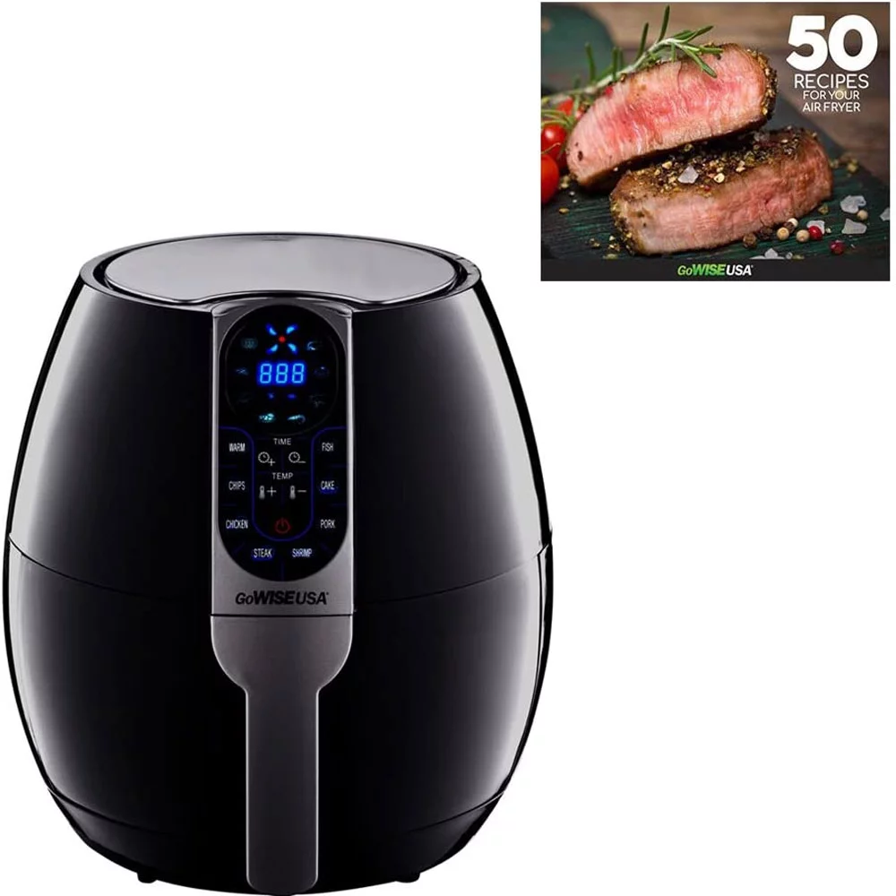 GoWISE USA GW22638 8-in-1 2.0 Electric Air Fryer with Digital Settings