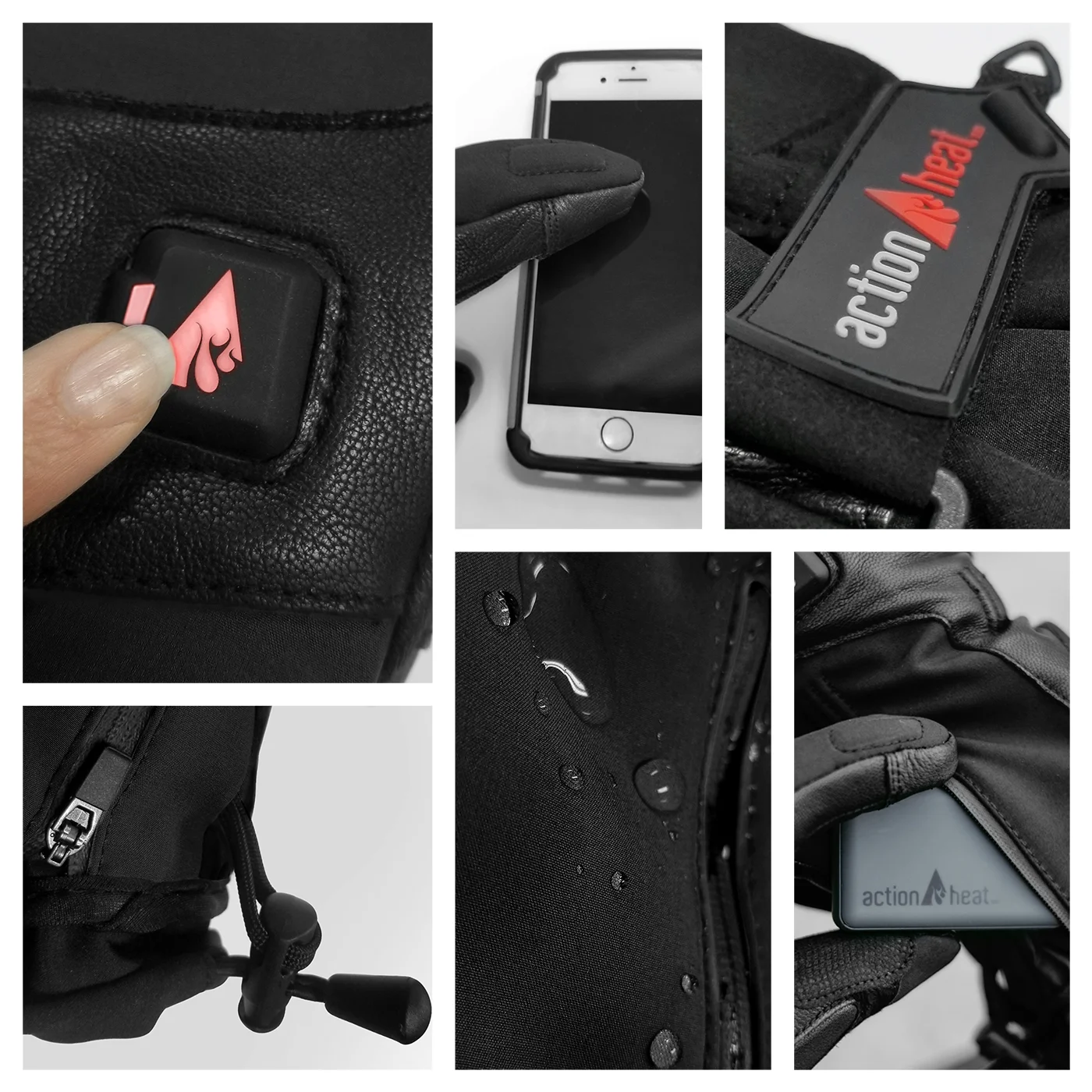 ActionHeat Men's 5V-Battery Heated Premium Gloves