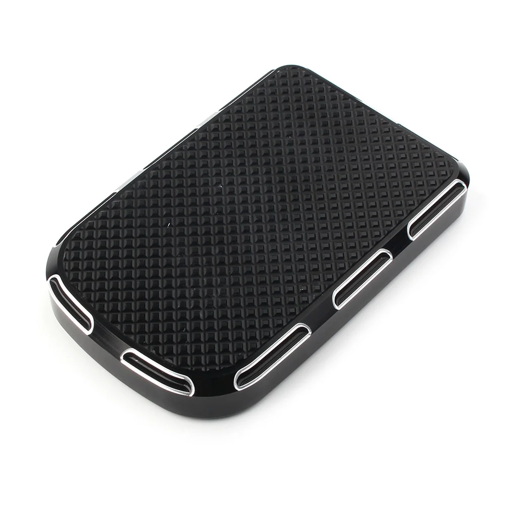 BFY Brake Pedal Pad Cover for Harley Touring Electra Street Tri Glide FLD Black