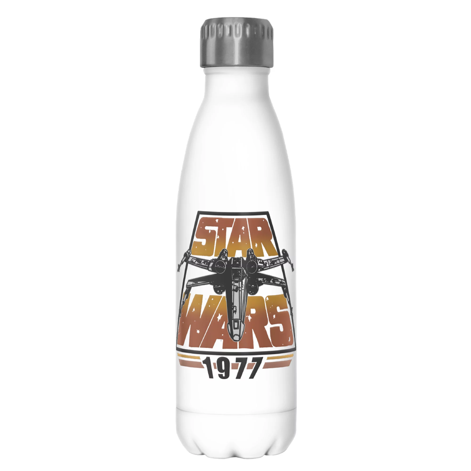 Star Wars 1977 Time Warp  Stainless Steel Water Bottle White 17 oz.