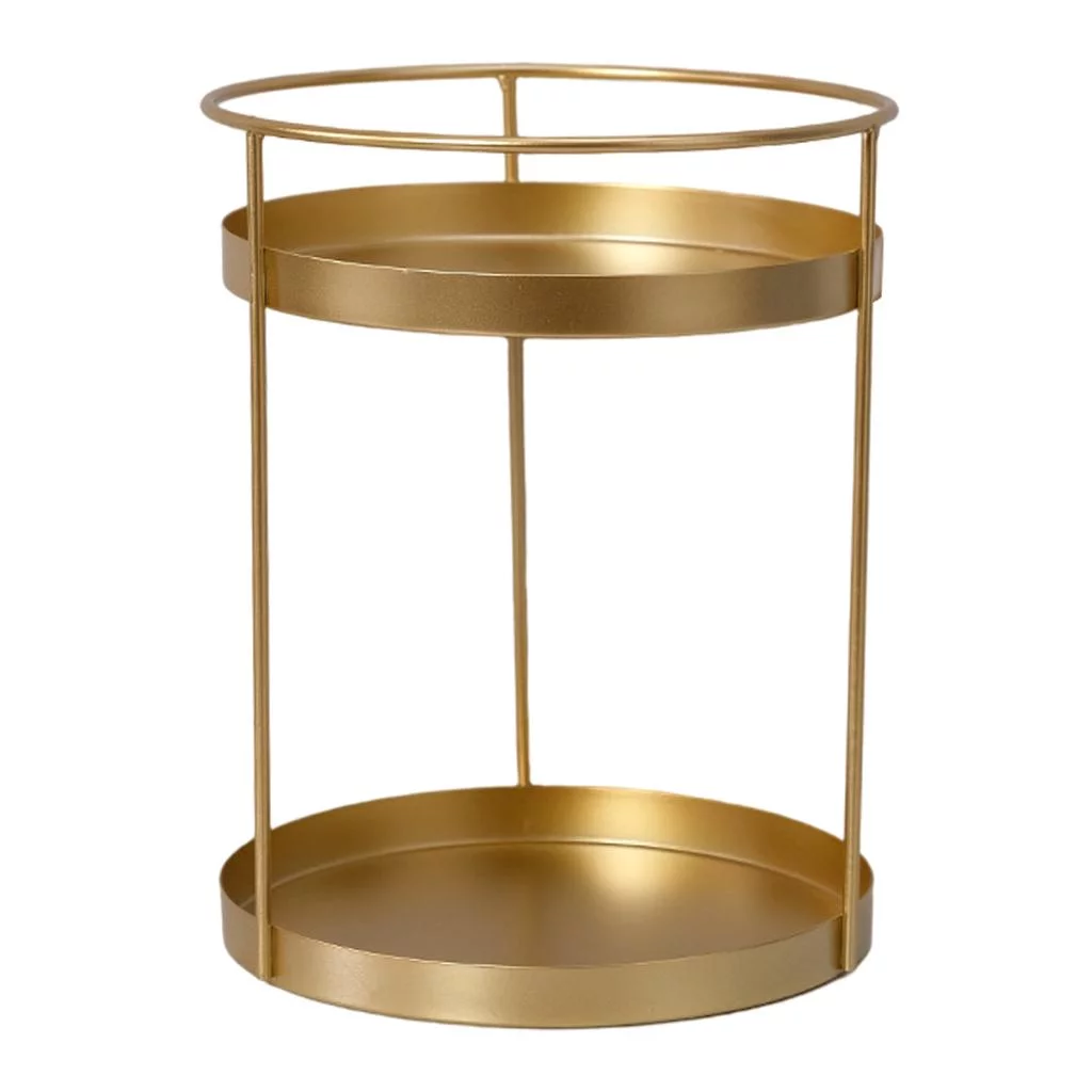 Organizer Cosmetic Perfume Storage Rack Tray Display Stand Holder Double Layers