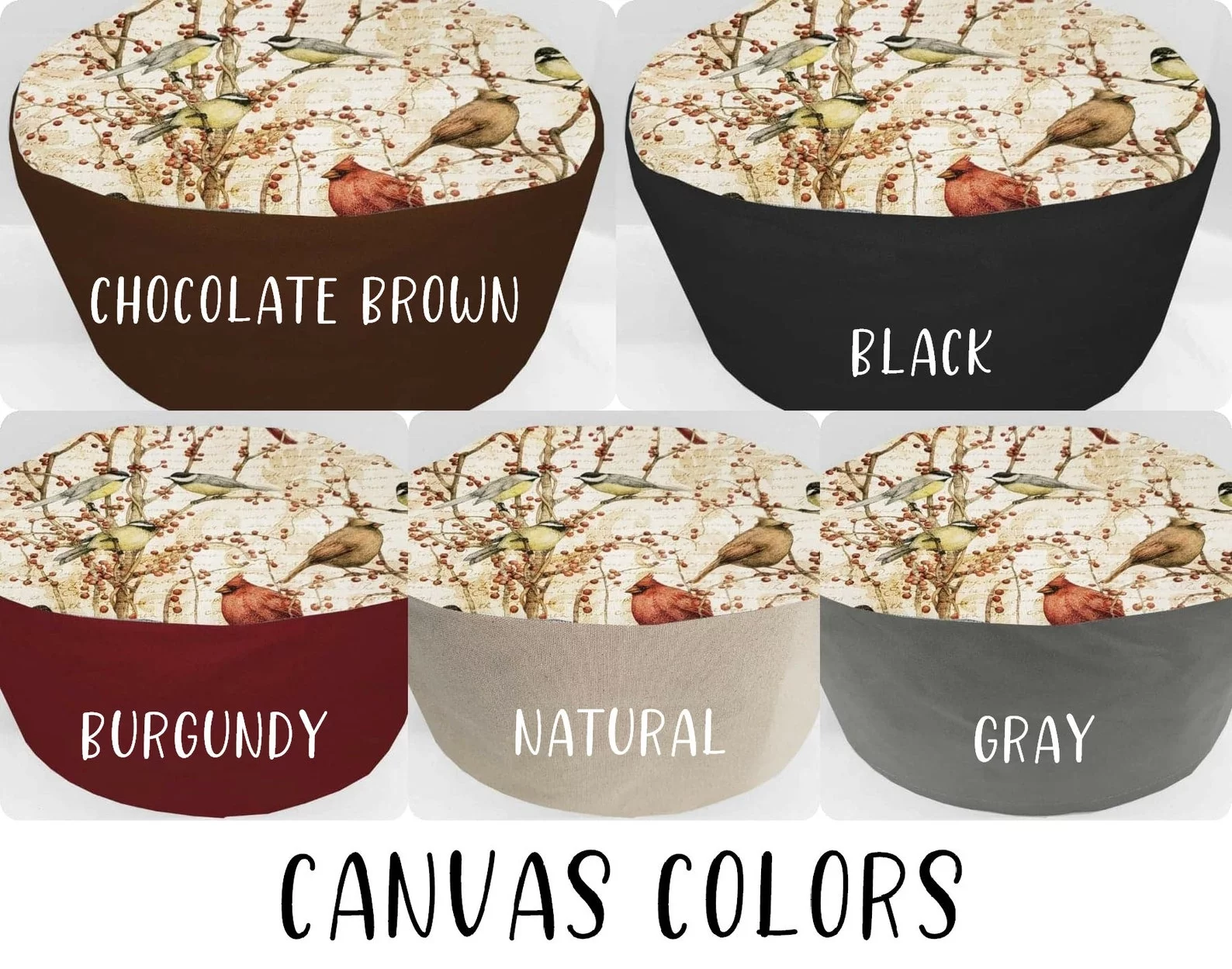 Birds & Berries Slow Cooker Cover by Penny's Needful Things (All Birds & Berries, Large)