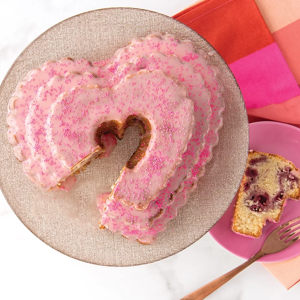 Nordic Ware Tiered Heart Bundt Pan