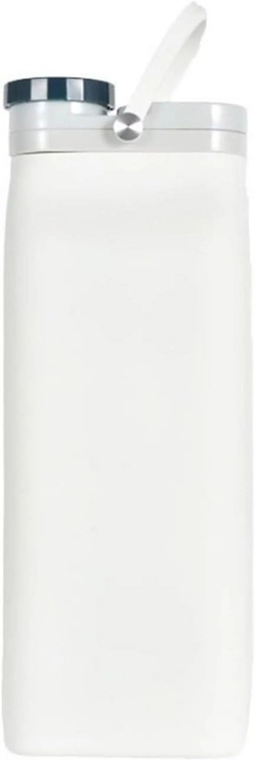 Portable Kettle Sports Water Bottles Outdoorsy Squeeze Water Bag Water Drinking Bottle Collapsible Water Bottles Travel Water Bottle Water bottle (Color : White, Size : 600ml)