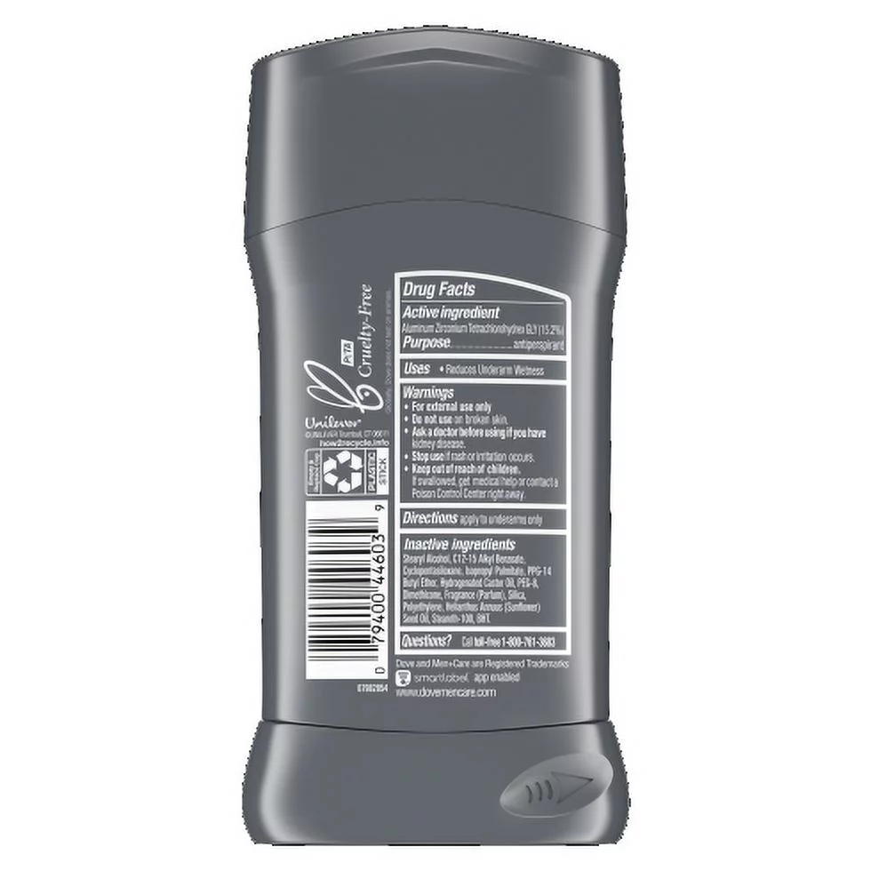 Dove Men+Care Antiperspirant Deodorant, Sensitive Shield 2.7 oz (Pack of 2)
