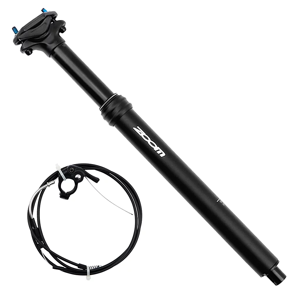 ZOOM 31.6 mm Mountain Bike Seatpost Road  Dropper Hydraulic Lifting Remote Control Adjustable Seatpost Tube