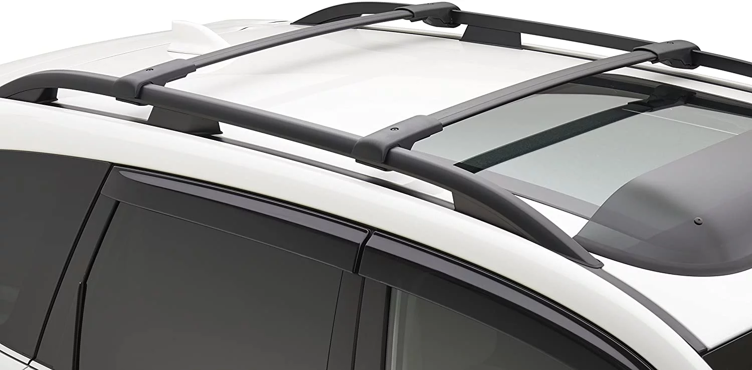 Vanguard VGRCB-2057AL Black Powdercoat OE Style Cross Bars | Compatible with 14-22 Subaru Forester