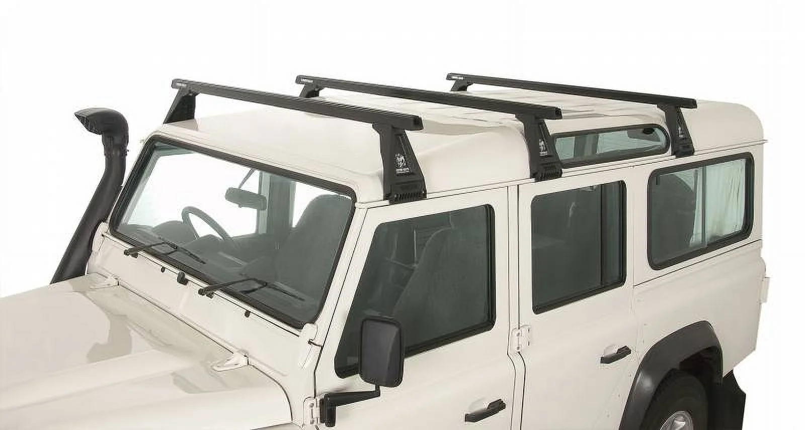 Rhino Rack 1993-1994 Fits Land Rover Defender 110 4dr 4wd Heavy Duty RL210 Black 3 Bar Roof Rack JA0836