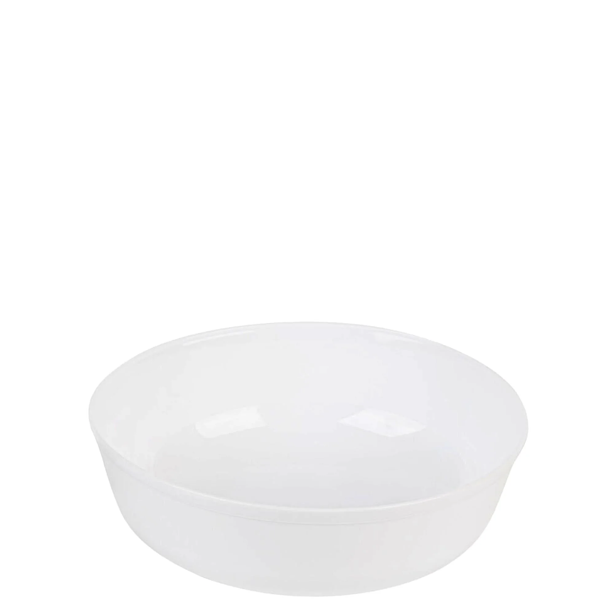(10 PACK) EcoQuality 16 oz Round White Plastic Bowls Edge Collection - Disposable China Like Party Bowls, Heavy Duty Salad Bowls, Serving Bowl, Dessert, Wedding, Serveware