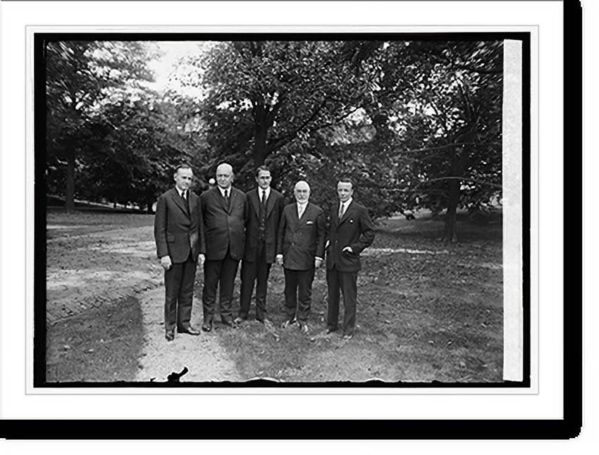 Historic Framed Print, Coolidge, Denby, Roosevelt, 9/27/23, 17-7/8