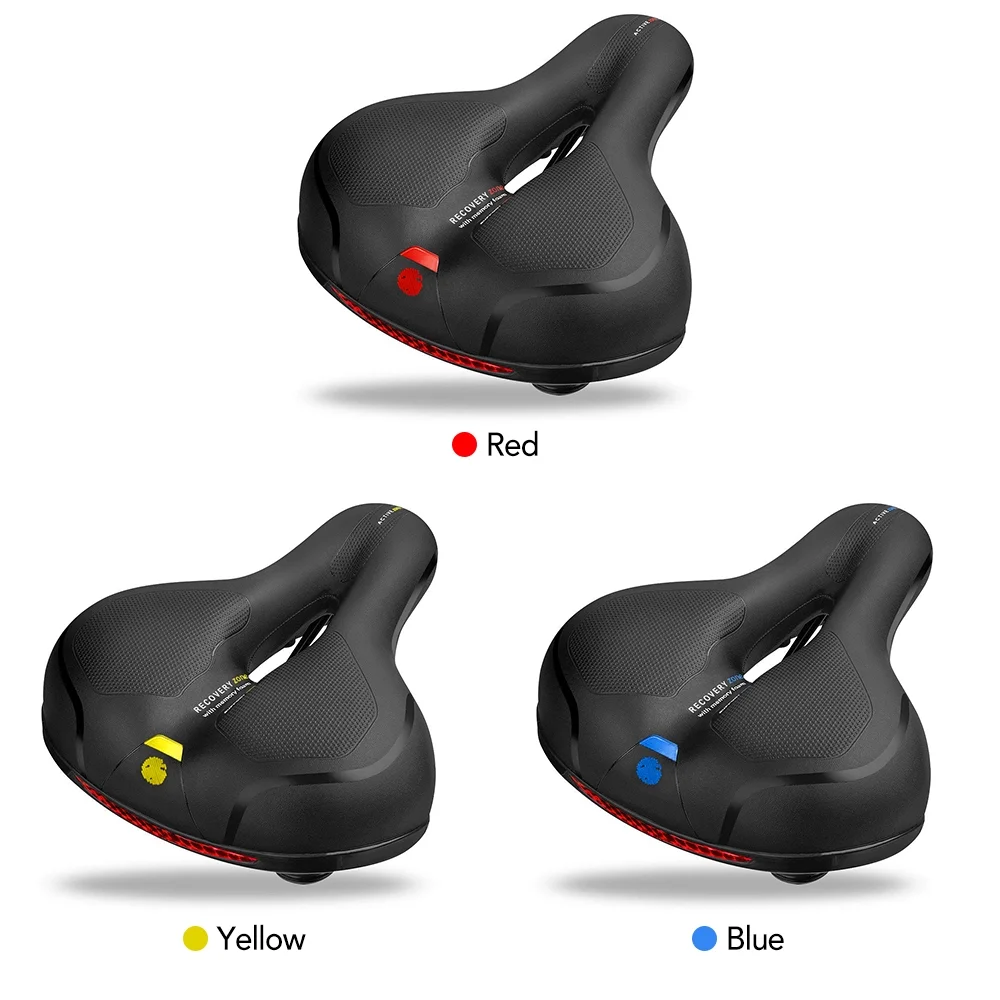 Pristin Bike Saddle,MTB Bike Soft Seat Cushion Seat Breathable Saddle Bike seat Saddle Dual Soft Bike Saddle Waterproof QAHM seat HUIOP Waterproof