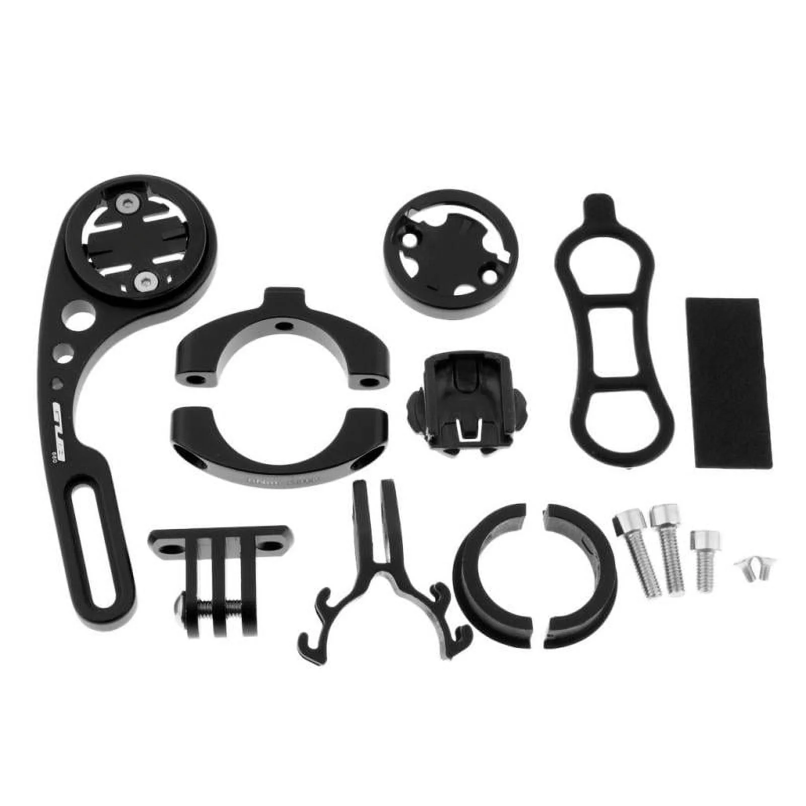 Bike Cycle Computer Holder Handlebar Stem Extension Mount Gear Accessories - Black