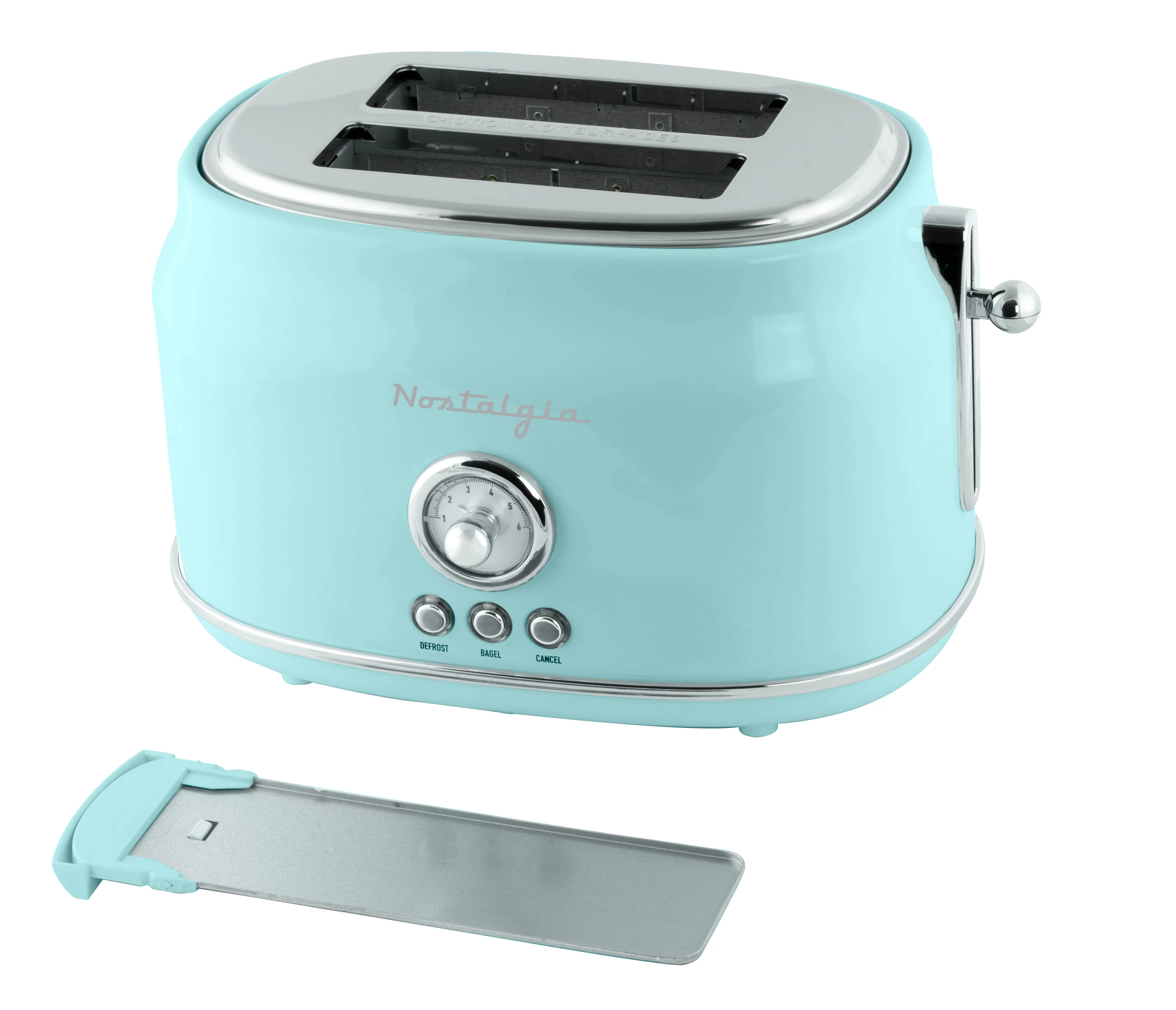 Nostalgia CLTOS2AQ Classic Retro 2-Slice Toaster, Aqua