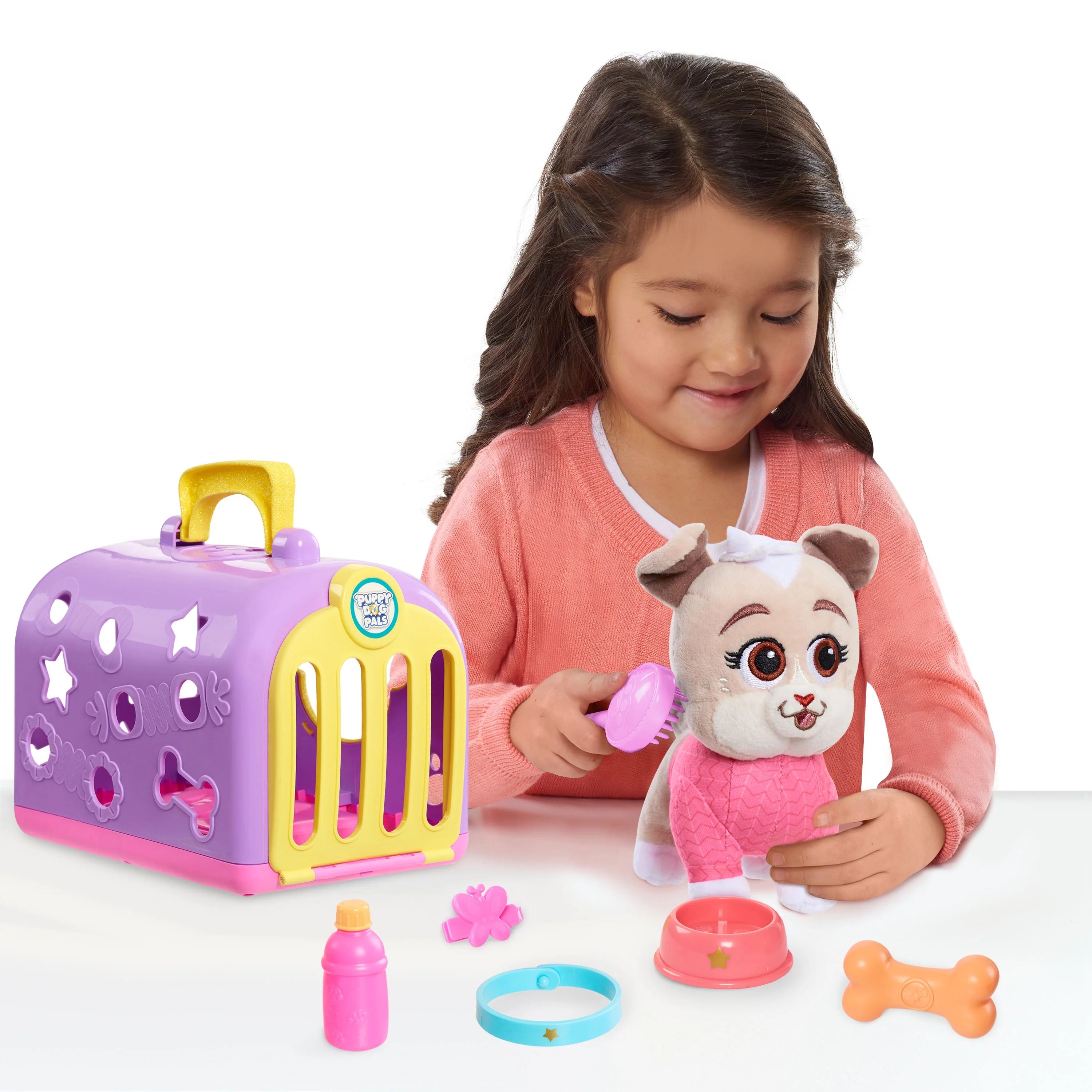 Puppy Dog Pals Groom and Go Pet Carrier, Keia, Ages 3+