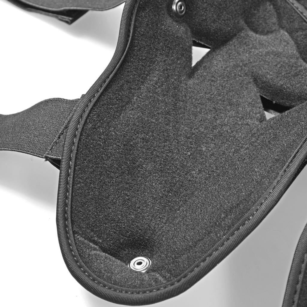 Motorcycle ATV Motocross Elbow Knee Shin Guards Pads Gear for Motorbike Mountain Biking (Black)