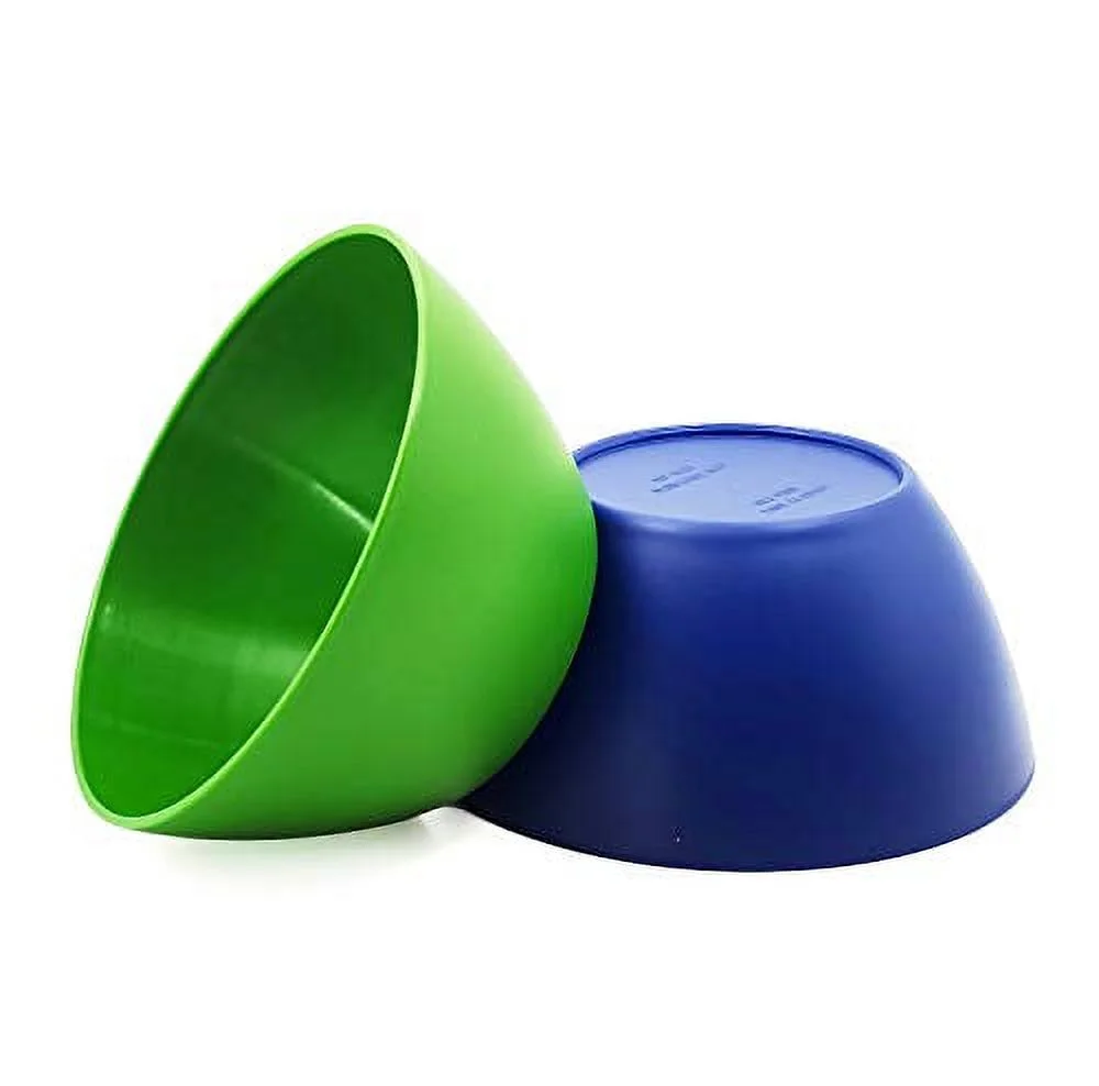 Plastic Bowls set of 12 - Unbreakable and Reusable 6-inch Plastic Cereal/Soup/Salad Bowls Multicolor | Microwave/Dishwasher Safe, BPA Free