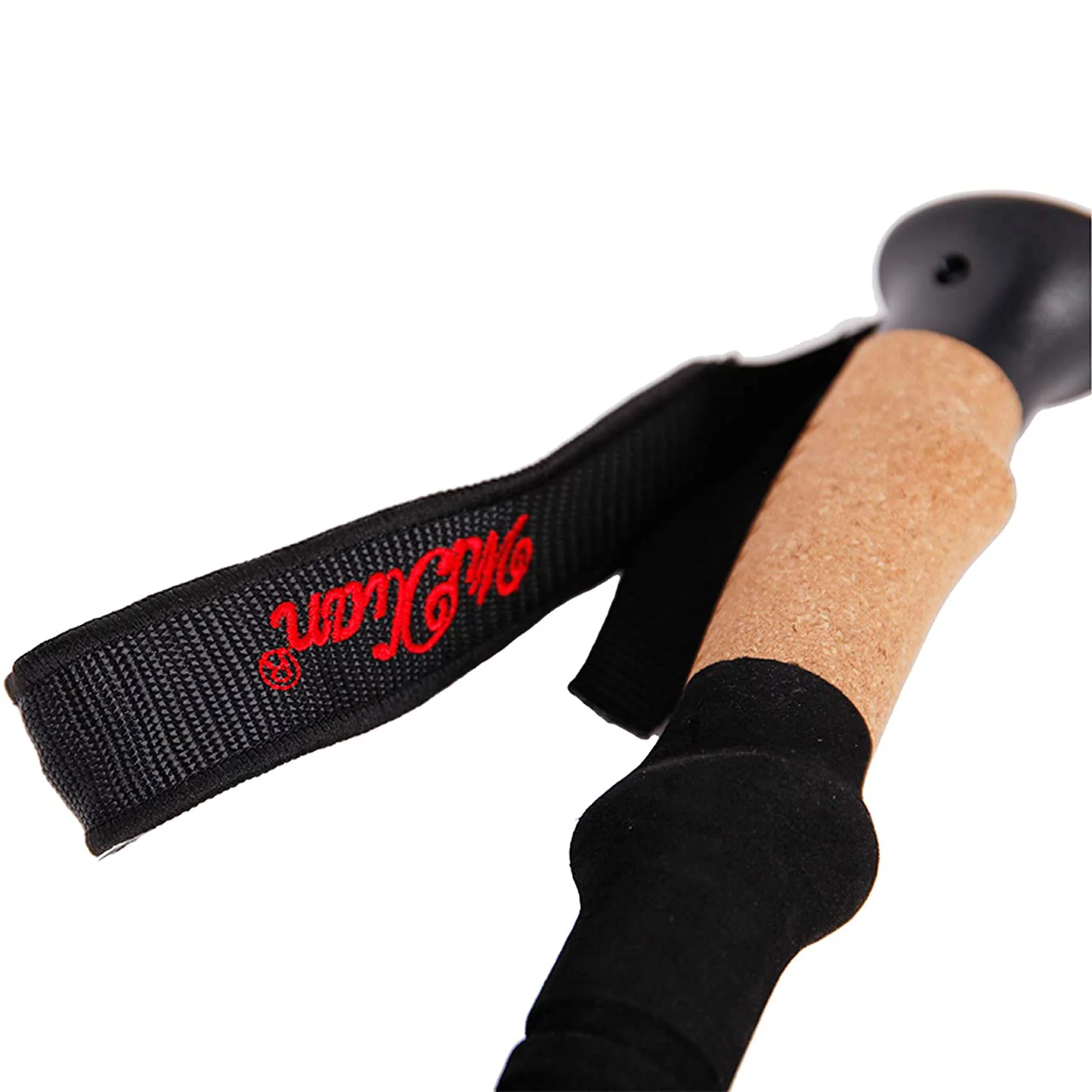 KARMAS PRODUCT 2 Pack Trekking Poles Collapsible Climbing Stick,Black