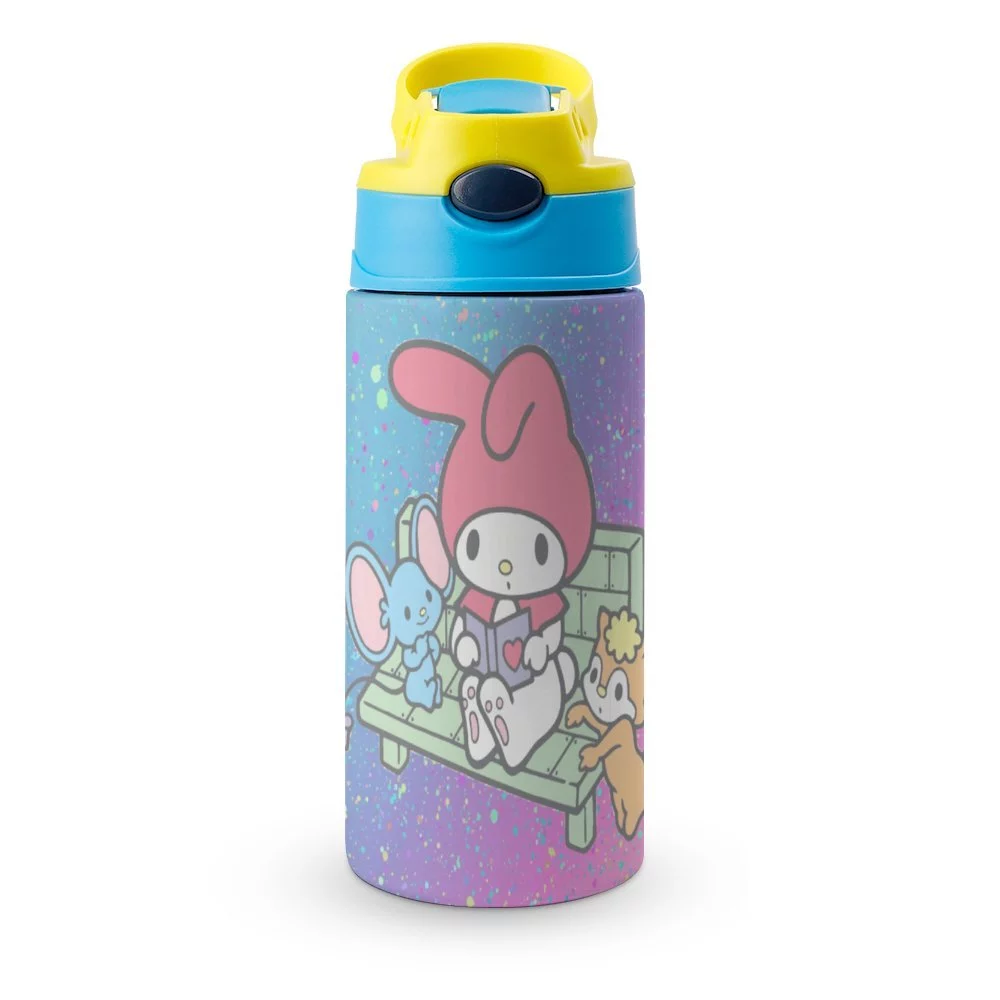 Mouse My Melody Children's Water Bottle Vacuum Insulated Stainless Steel Cup With Straw Toddler Thermoses