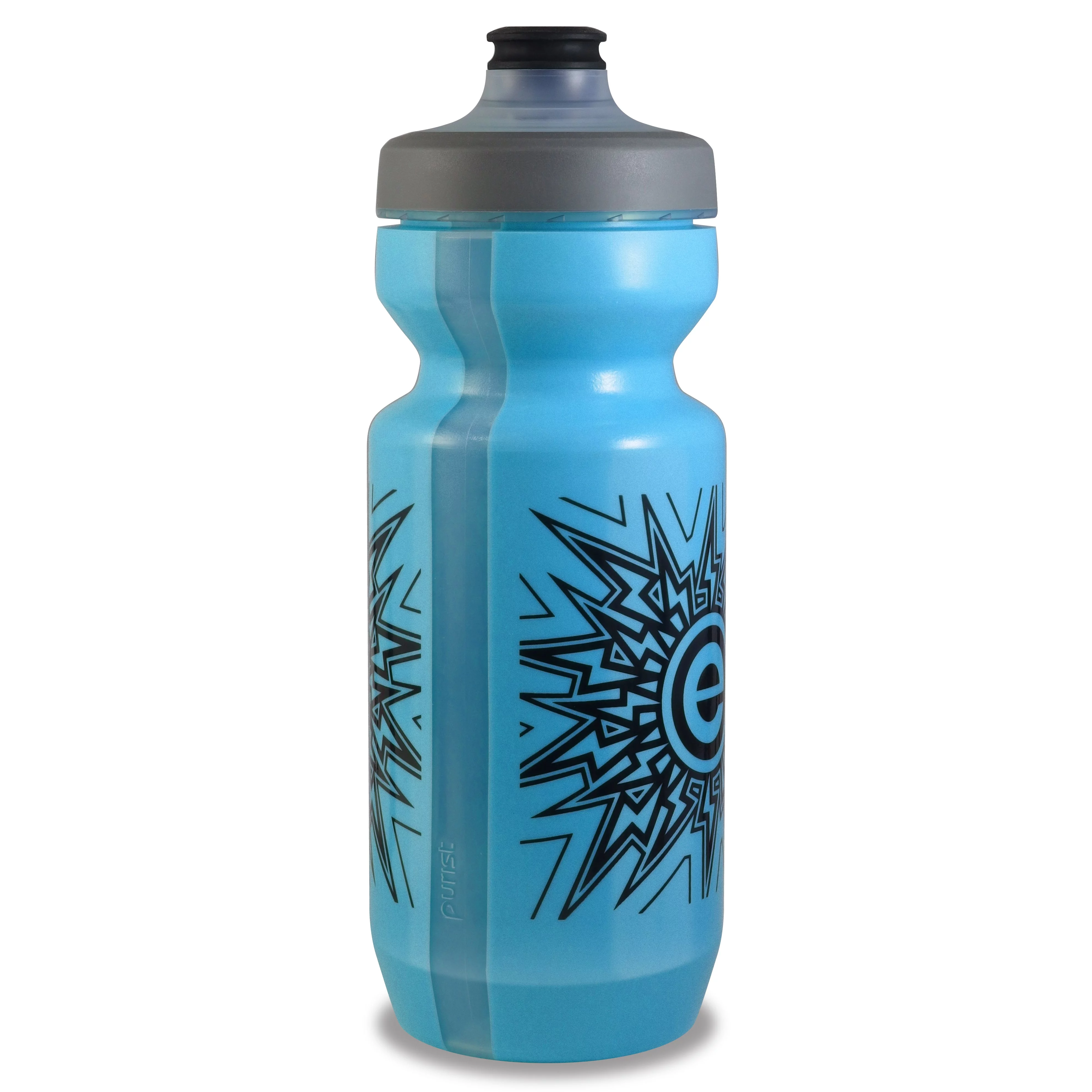 NGN Sport - Purist Water Bottle | Premium Bike Water Bottle with Watergate Cap - 22 oz | Blue Iridescent (1-Pack)