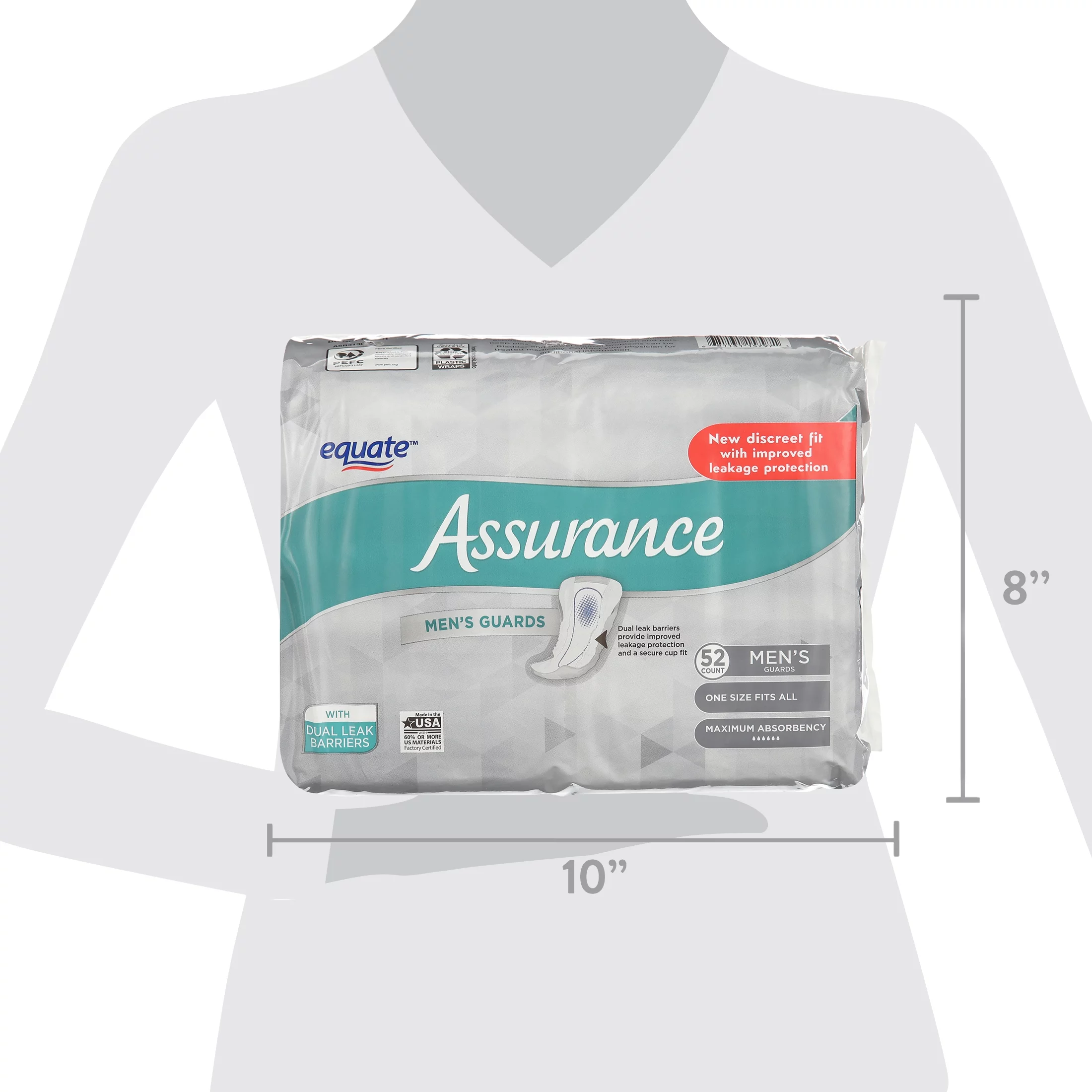 Assurance Male Guard 104ct - Value Pack