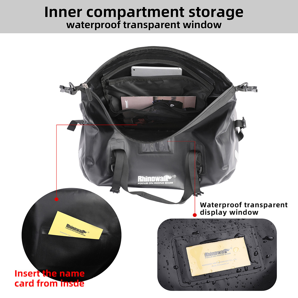 Rhinowalk Motorcycle Rearseat Bag,Rear Tools Rearseat Universal Rear Tools Rearseat 45l Universal 45l Universal Rear Huiop 45l Rearseat Buzhi Rear Rearseat Dsfen