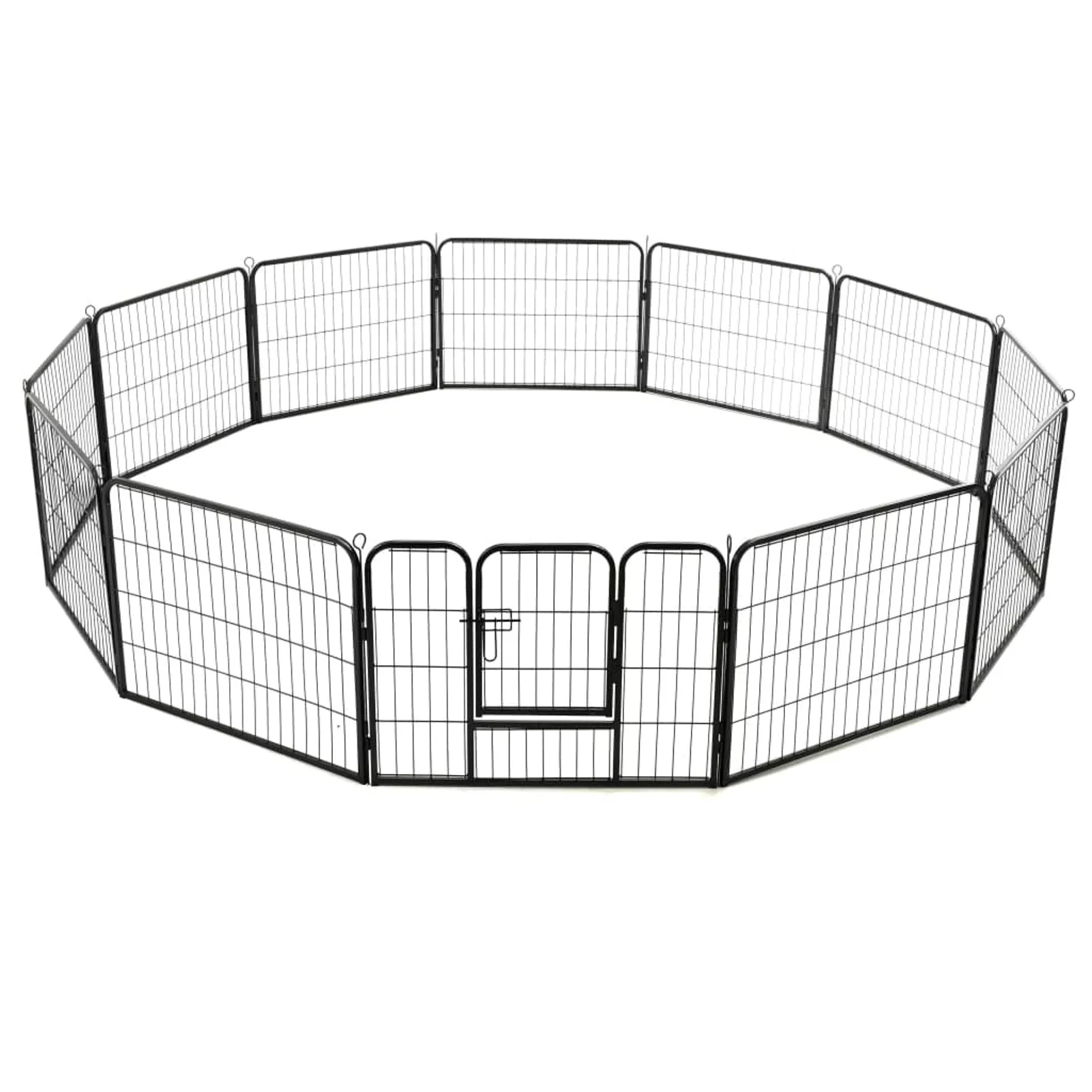 Andoer Dog Playpen 12 Panels Steel 31.5