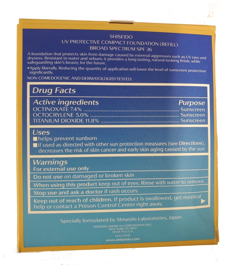 Shiseido UV Protective Compact Foundation (Refill) SPF 36 Medium Beige .42 Ounce
