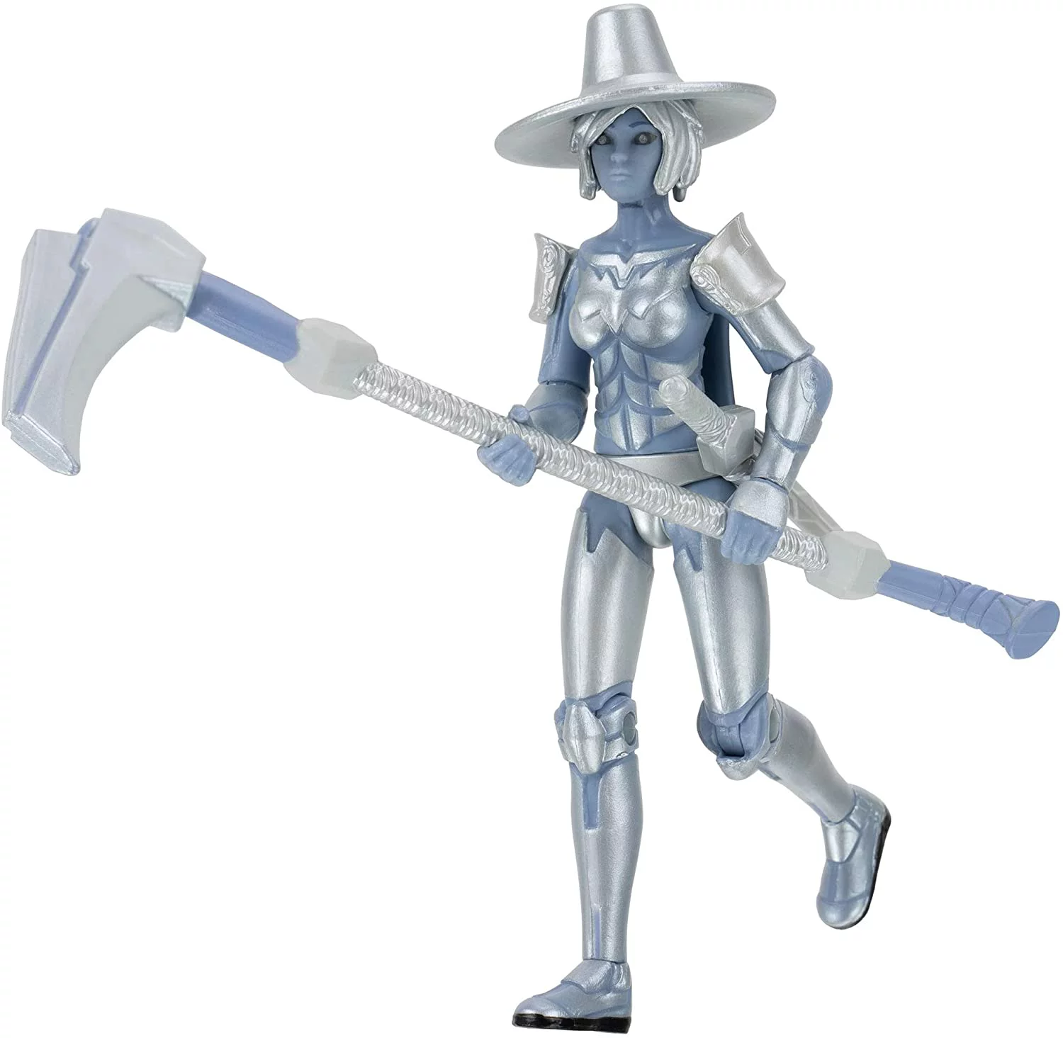 Roblox Imagination Collection - Aven, the Silver Warrior Figure Pack [Includes Exclusive Virtual Item]