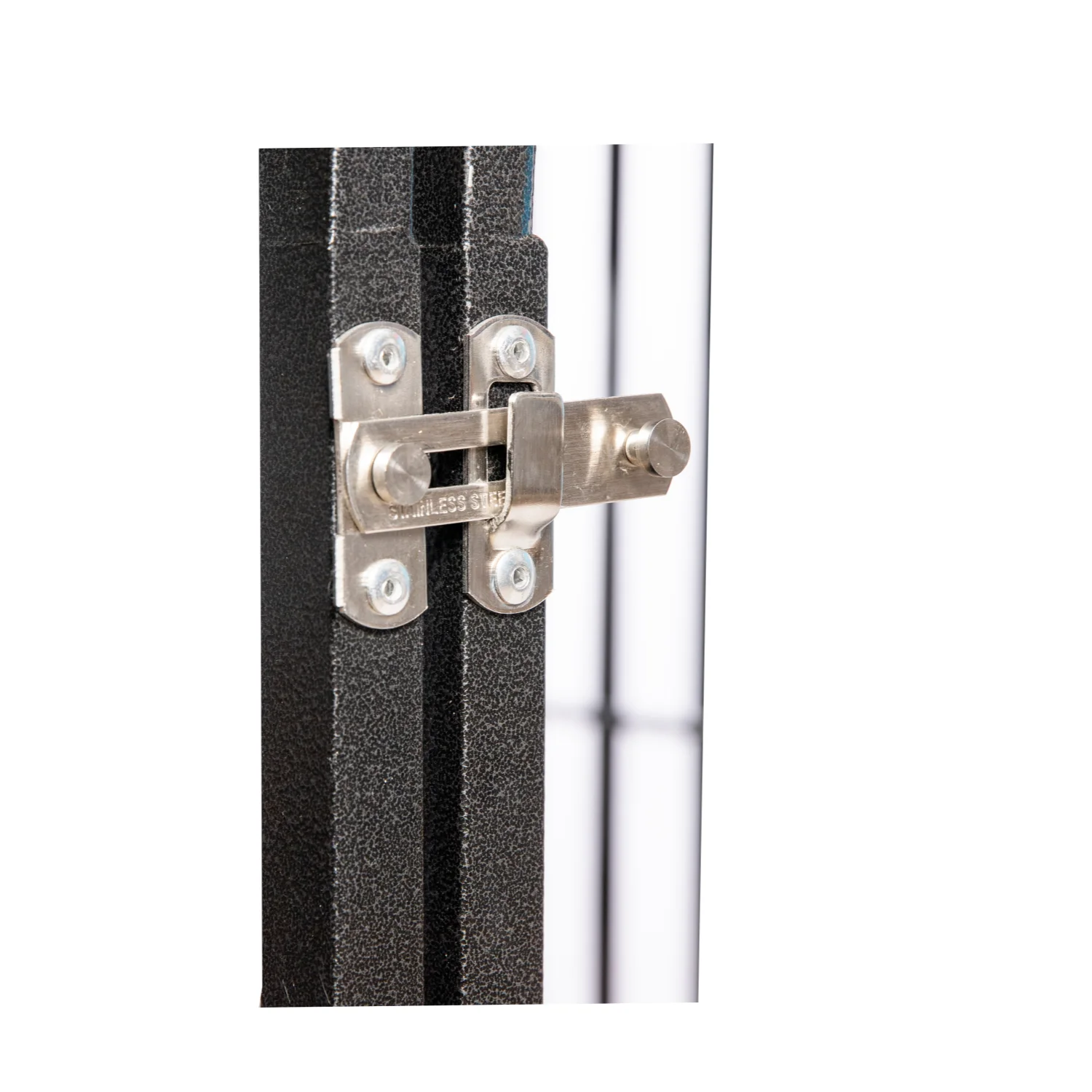 Dog Crate Furniture,46in Dog Kennel with Pull-Out Tray and Lockable Omni-Directional Wheels, Hard Steel Pipe and Heavy Duty Wooden Panel