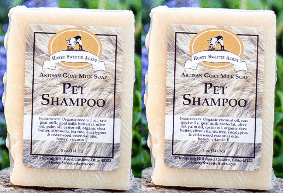 Pet Shampoo Goat Milk Soap Bar