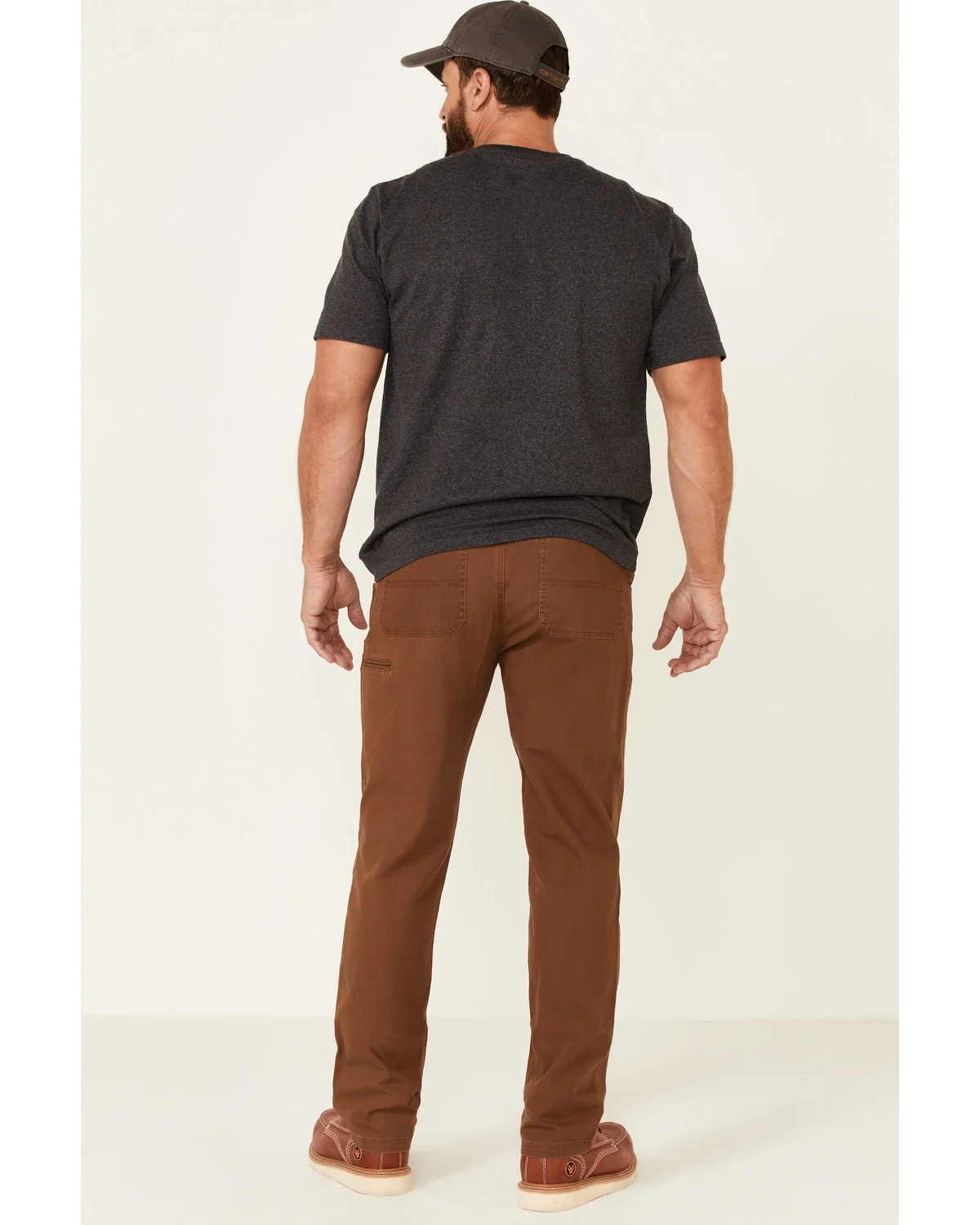 North River Men's Rough Ridge Chino Regular Fit Pants Brown 32W x 32L  US