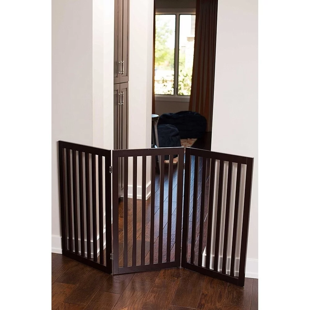 Internet's Best Traditional Pet Gate - 3 Panel - 36