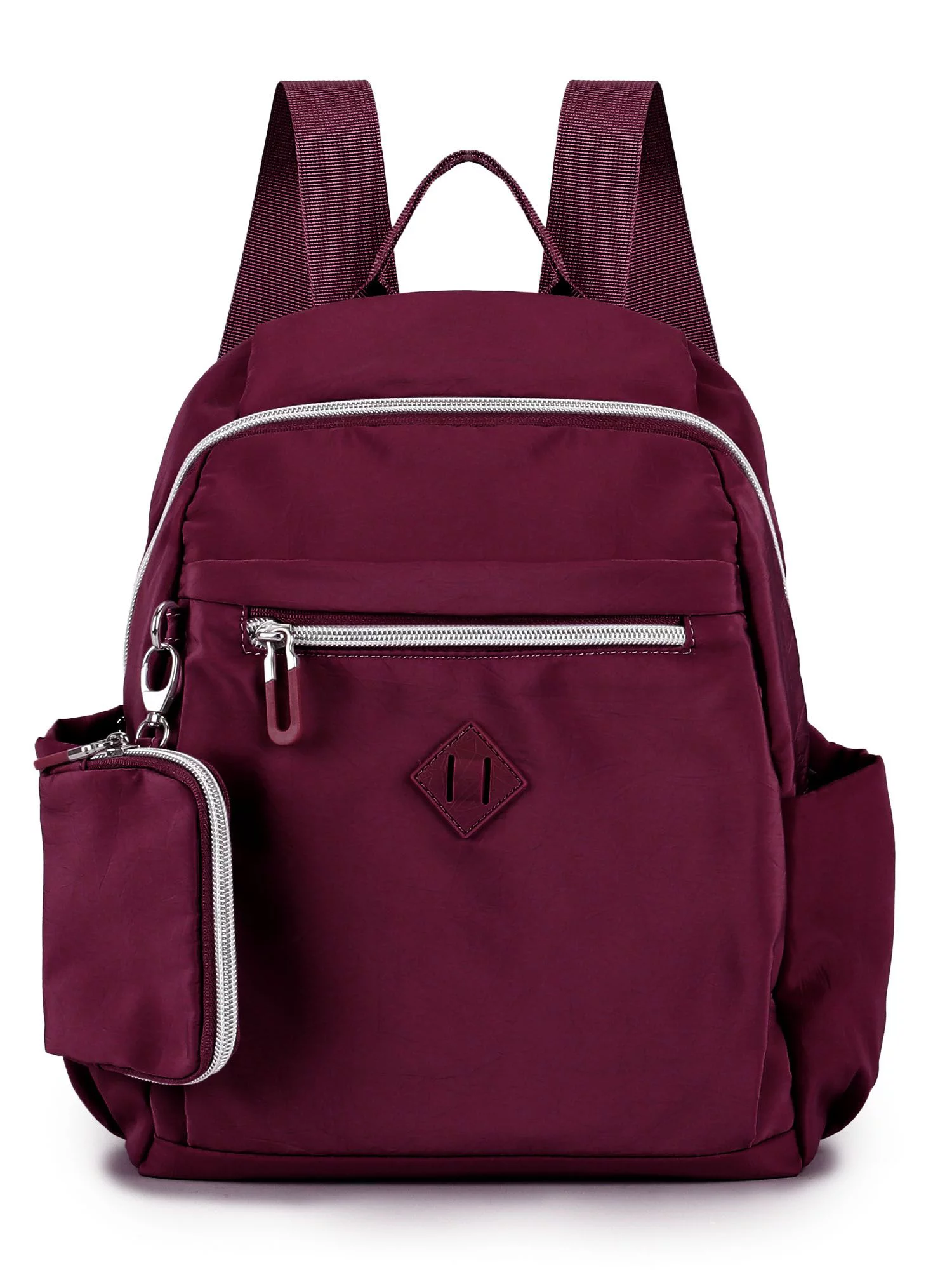 Deago Small Nylon Backpack Waterproof Mini Casual Lightweight Daypack Travel Bag for Women and Girls (Red)