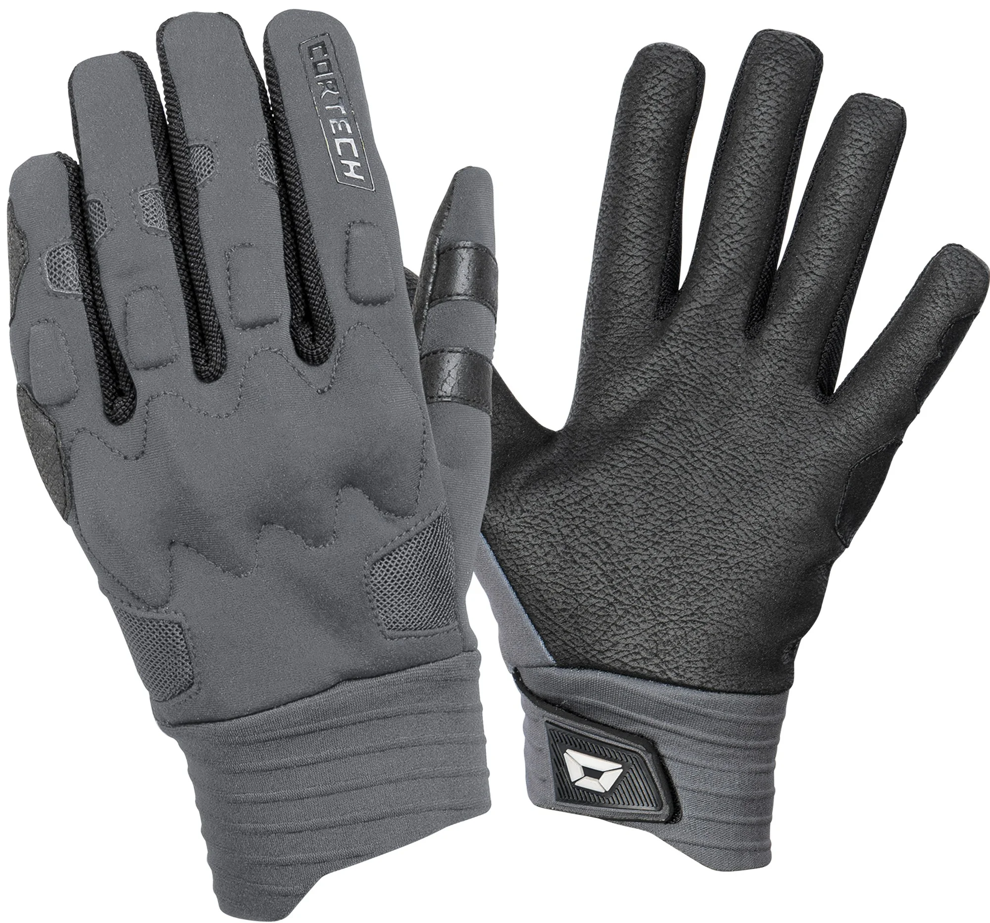 Cortech Lite Mens Textile Motorcycle Gloves Gray/Black MD