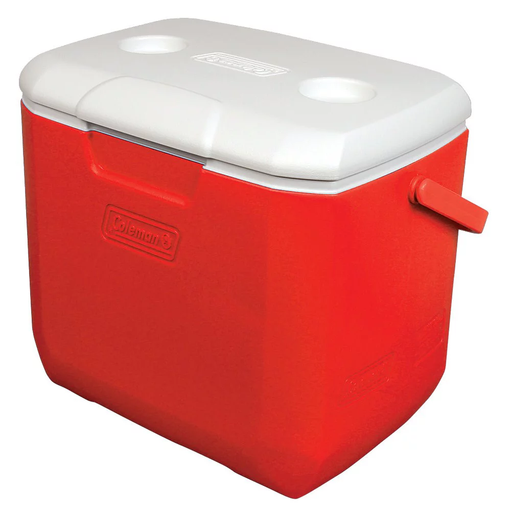 Coleman 30 qt Hard Sided, Red