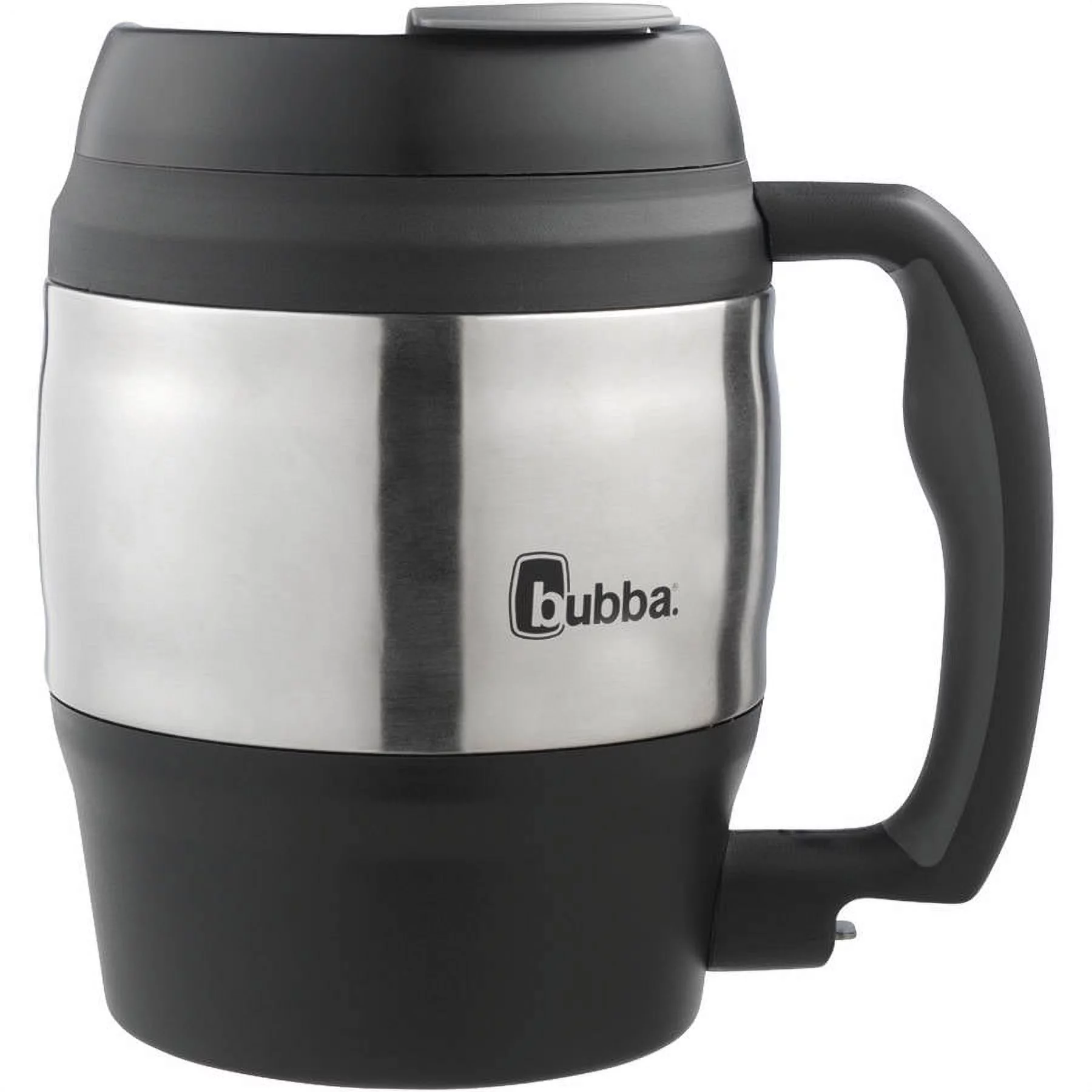 bubba Classic Stainless Steel Mug with Handle Black, 52 fl oz.