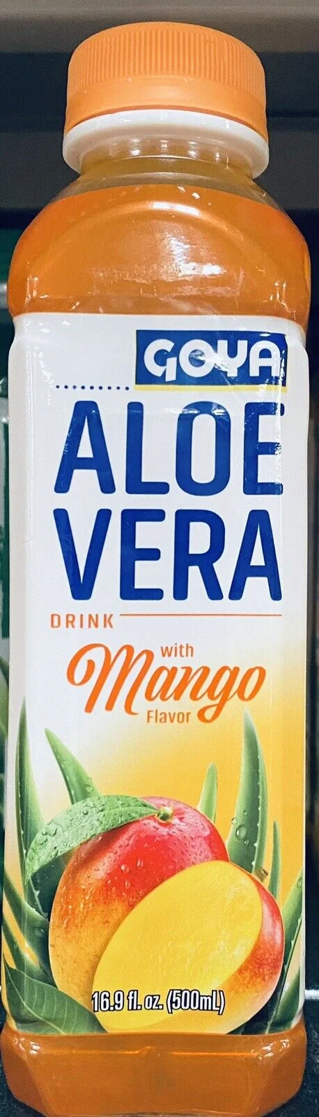 Aloe Vera MANGO Drink 16.9 oz - 1 Bottle - FREE SHIPPING