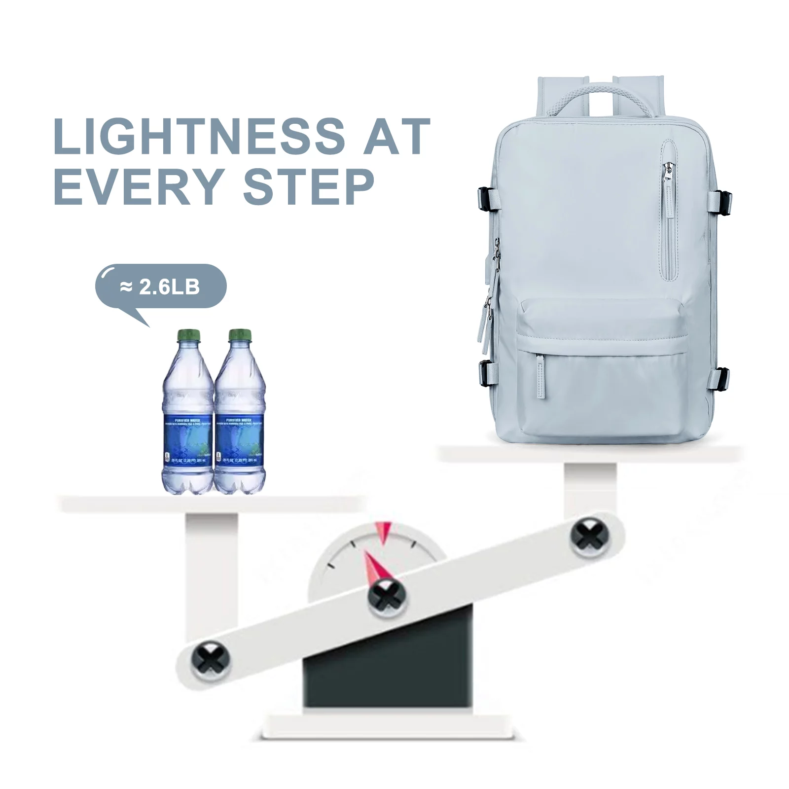 Large Travel Backpack Women, Carry On Backpack,Hiking Backpack Waterproof Outdoor Sports Rucksack Casual Daypack School Bag Fit 14 Inch Laptop with USB Charging Port Shoes Compartment