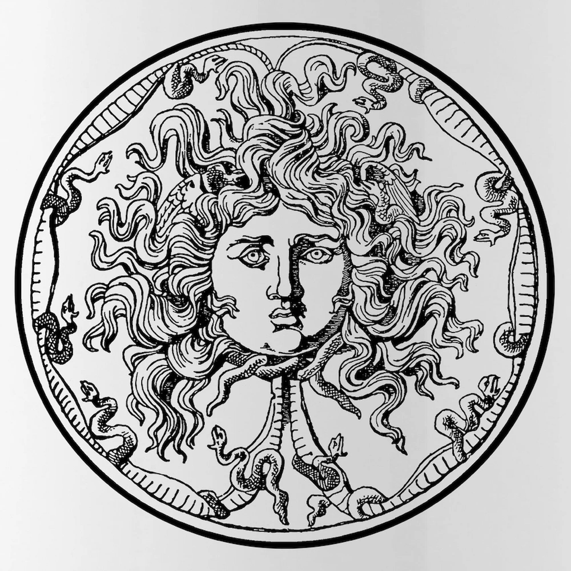 CafePress - Medusa Water Bottle - Stainless Steel Water Bottle, Sports Bottle, 1.0L