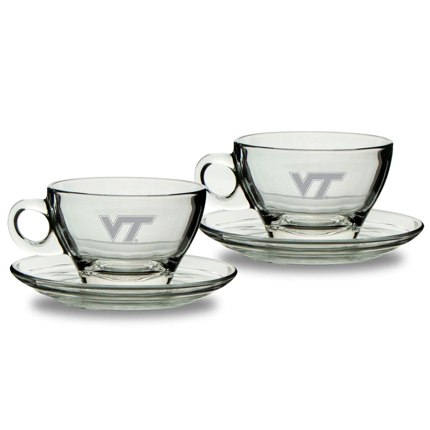 Virginia Tech Hokies 9oz. Two-Piece Caf- Latte Mug & Saucer Set