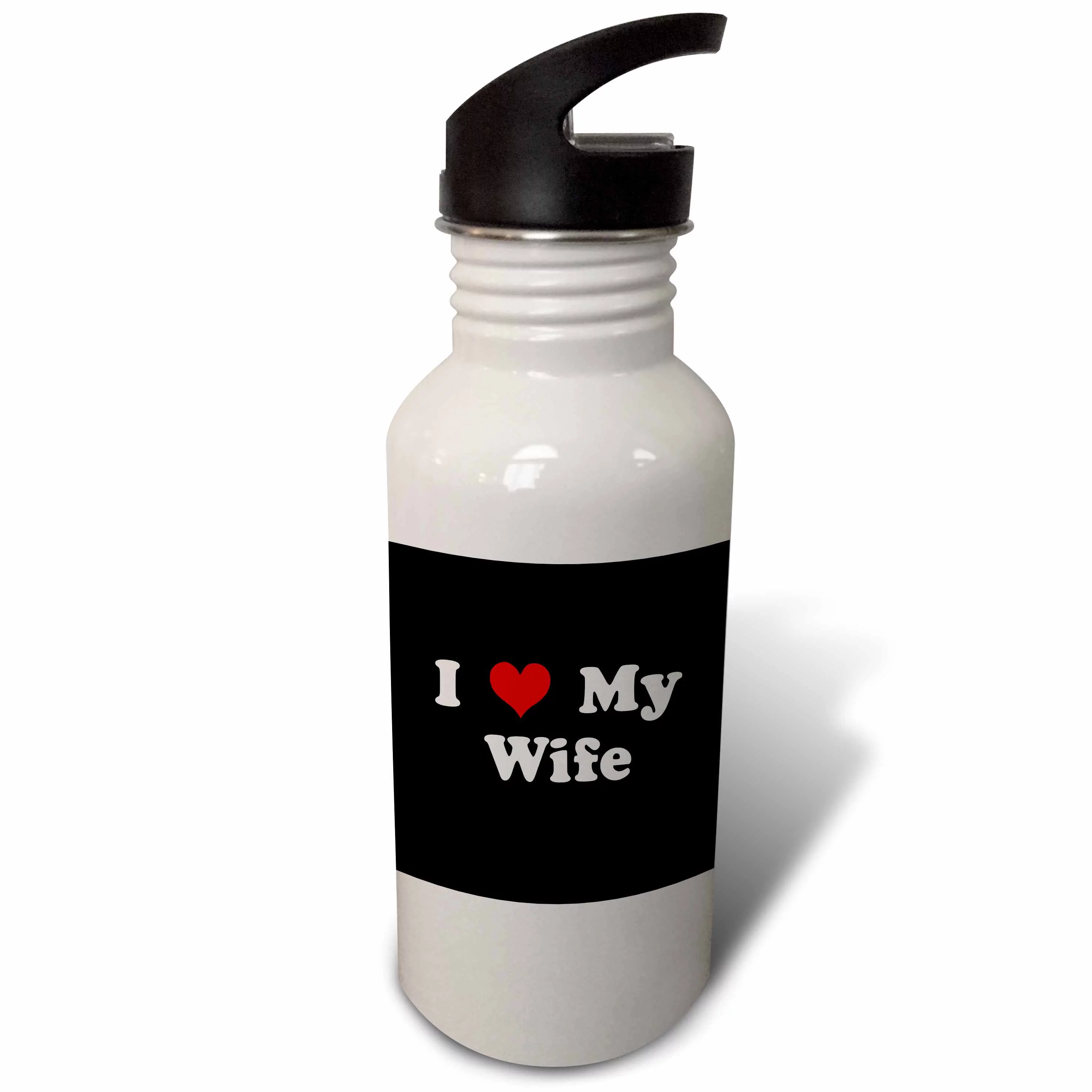 I Love My Wife 21 oz Sports Water Bottle wb-16583-1