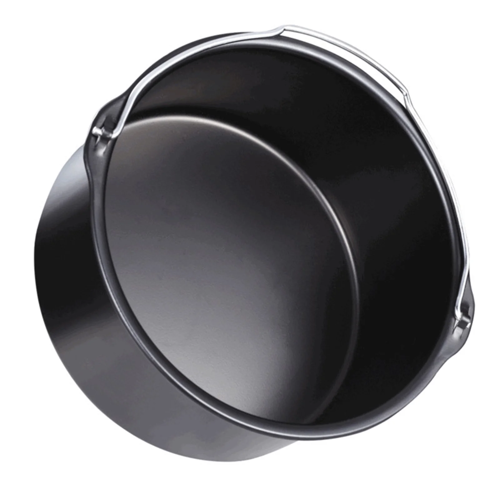 Htovila 10Pcs Air Fryer Accessory Kit Frying Baking Pan Rack Pizza Tray Pot Metal Holder Bread Bracket Cupcake Mould Set for 3.2QT-5.8QT Air Fryer