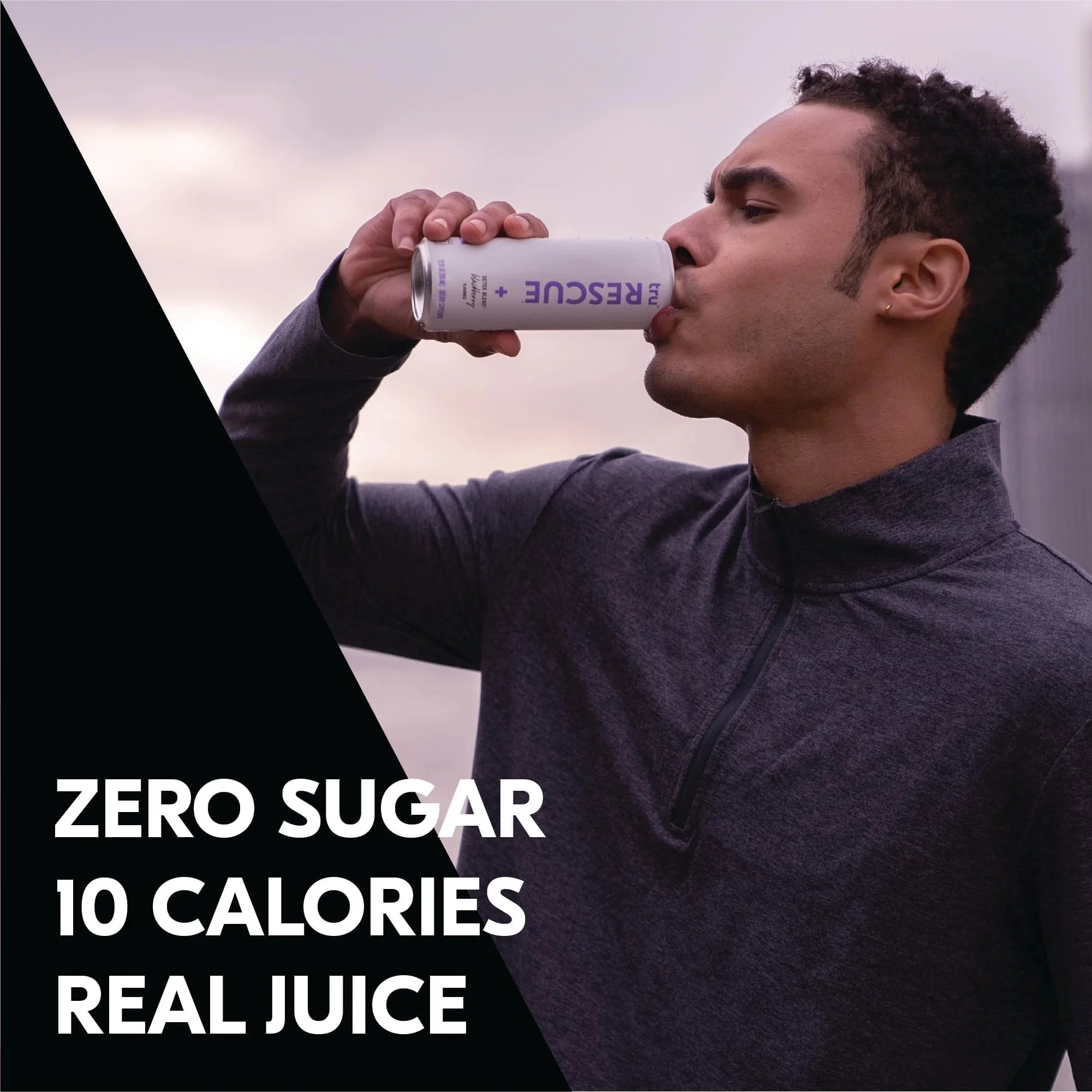 Tru Rescue Seltzer, Blackberry Sparkling Water Electrolytes Detox Drink, 12 oz (12 Pack)