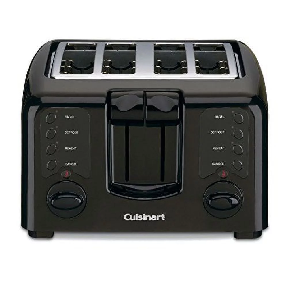 Cuisinart CPT-142BKFR Used Compact 4-Slice Toaster, Black