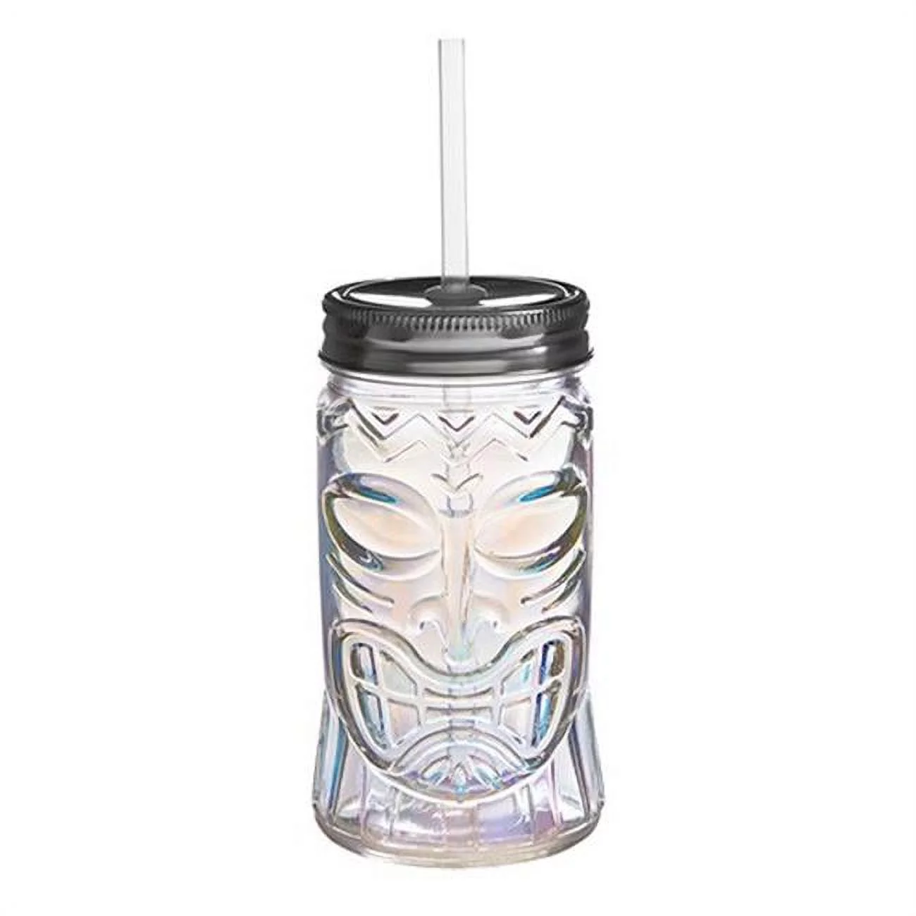 Christian Brands 10-06365-002 16.5 oz Rinbow Tiki Shaped Sipper