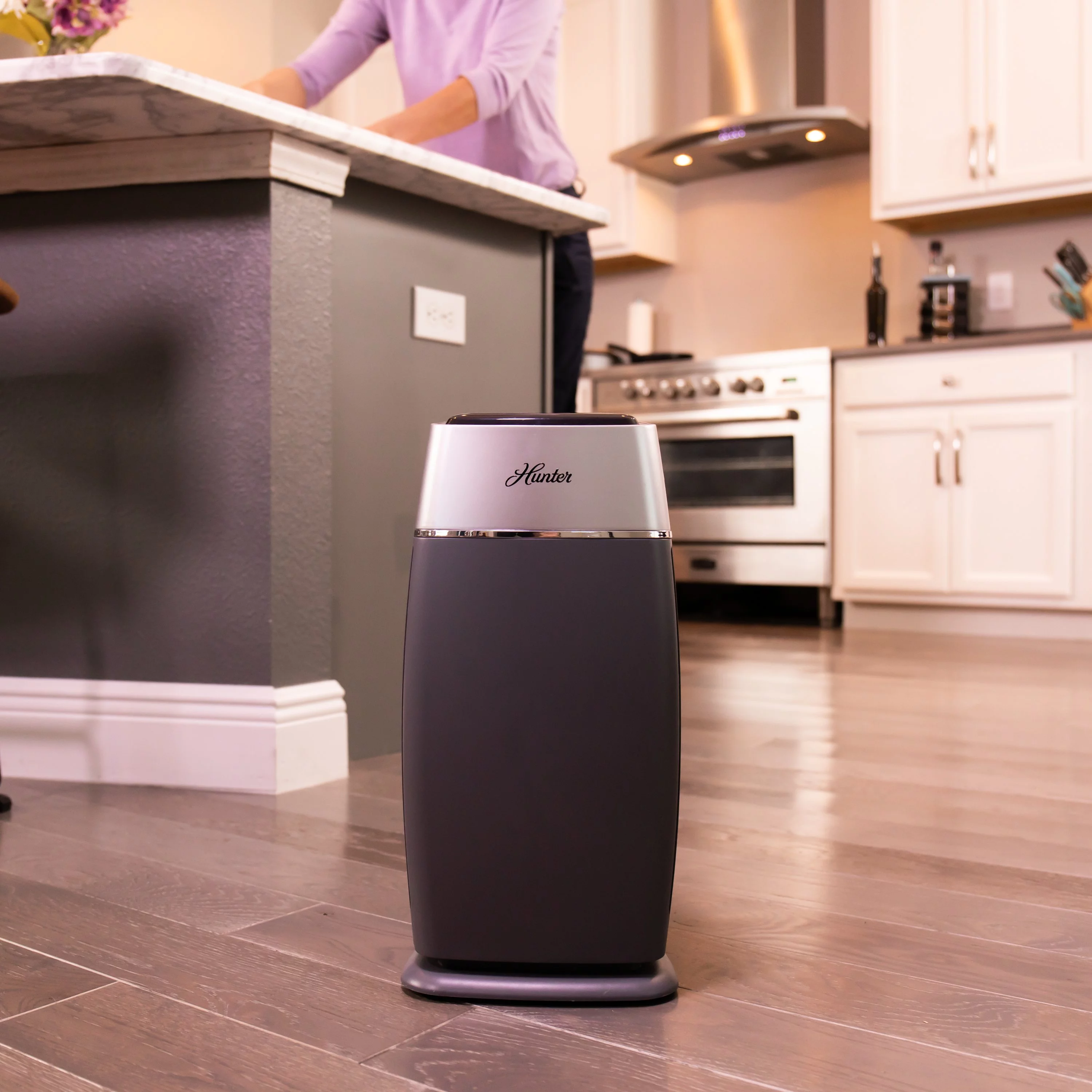 Hunter HP100 EcoSilver® True HEPA Medium Tower Air Purifier
