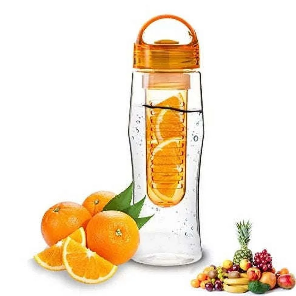 Fruitzola JAMMER Fruit Infuser Water Bottle - 1 - Strawberries, Watermelon, Mint, Lemon, Honey - Infuse your water with delicious fruit flavors!